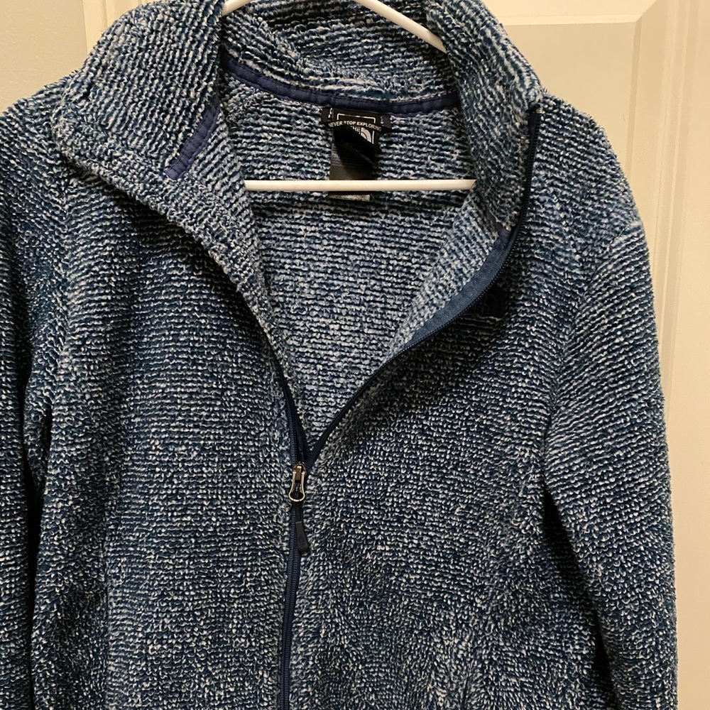 North face zip up fleece